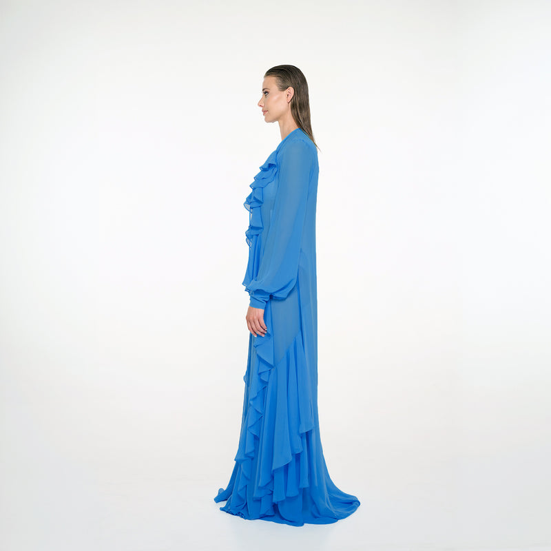 SUMMER BREEZE COVER-UP ROYAL BLUE