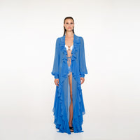 SUMMER BREEZE COVER-UP ROYAL BLUE