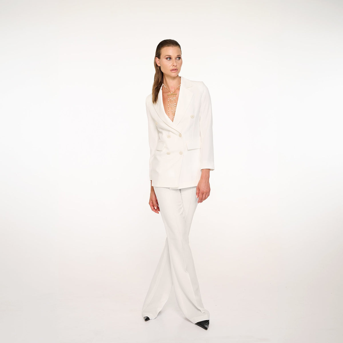 BLAZER IVORY ELEGANCE ENSEMBLE - Roses by Lana